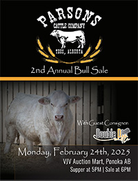 Parsons Cattle Co 2nd Annual Bull Sale